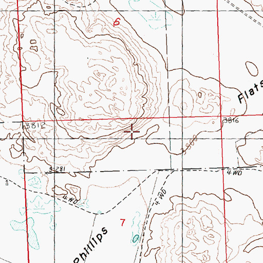 Topographic Map of South School Number 71, NE