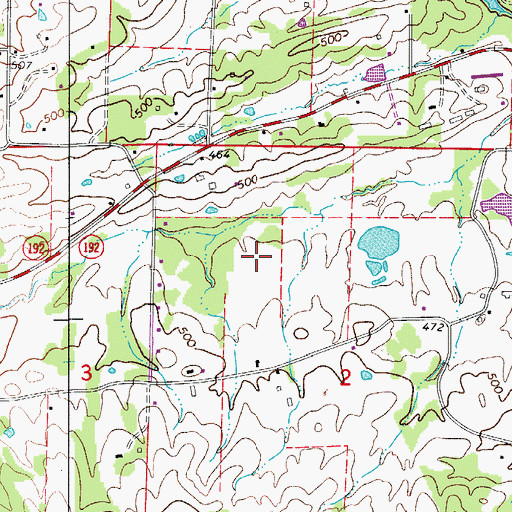 Topographic Map of Higdon Field (historical), AR