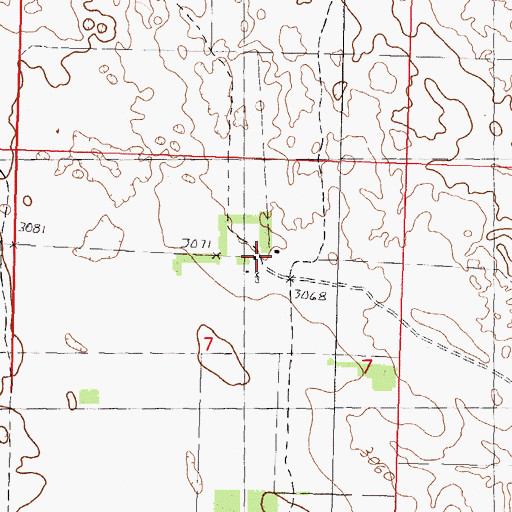 Topographic Map of Old Scholtes Ranch, NE