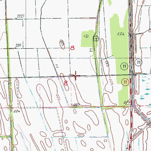 Topographic Map of Price Field (historical), AR