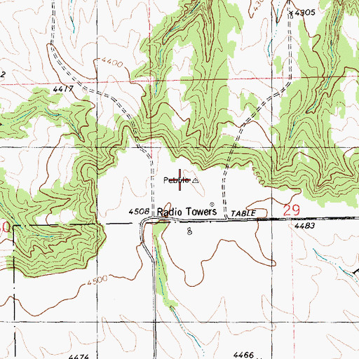 Topographic Map of KQSK-FM (Chadron), NE