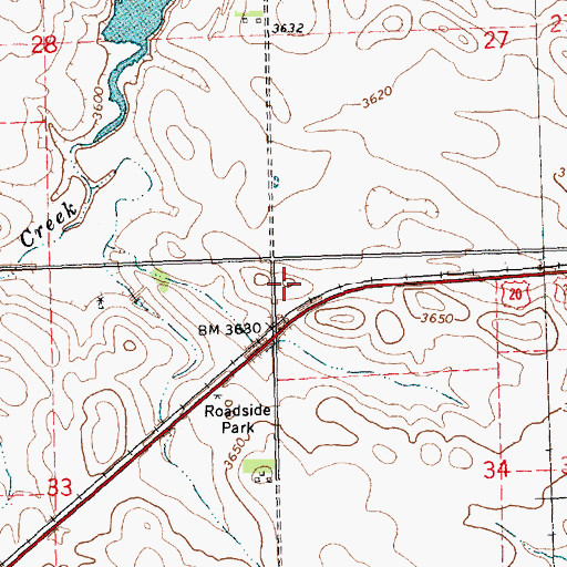 Topographic Map of KSDZ-FM (Gordon), NE
