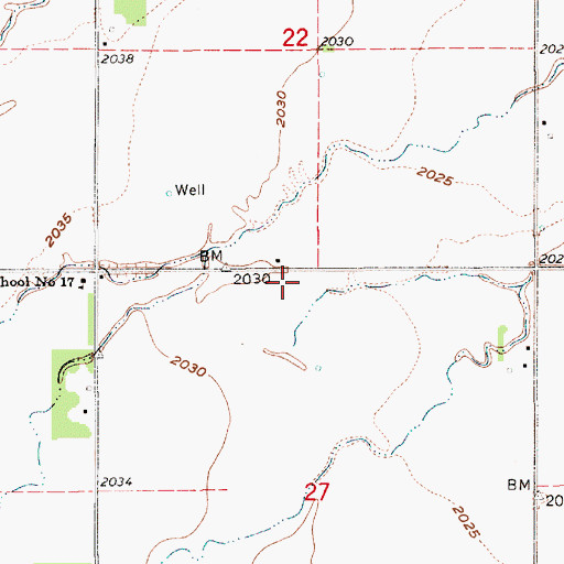 Topographic Map of KKPR-FM (Kearney), NE