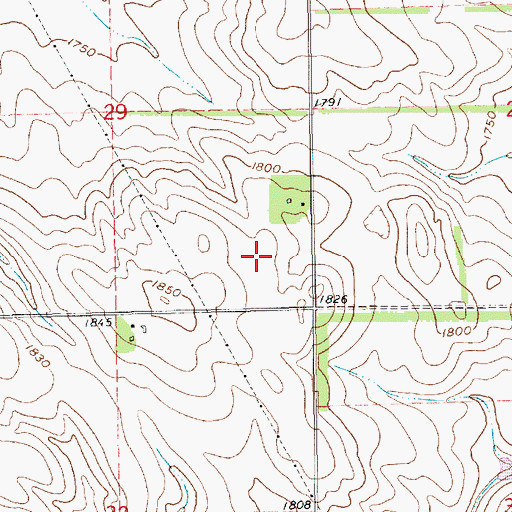 Topographic Map of KEXL-FM (Norfolk), NE