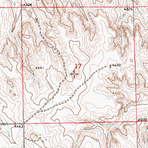 Topographic Map of KSID-FM (Sidney), NE