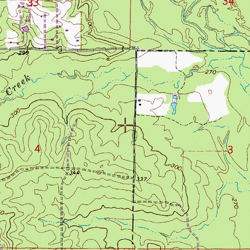 Topographic Map of Southwest Hospital Heliport, AR