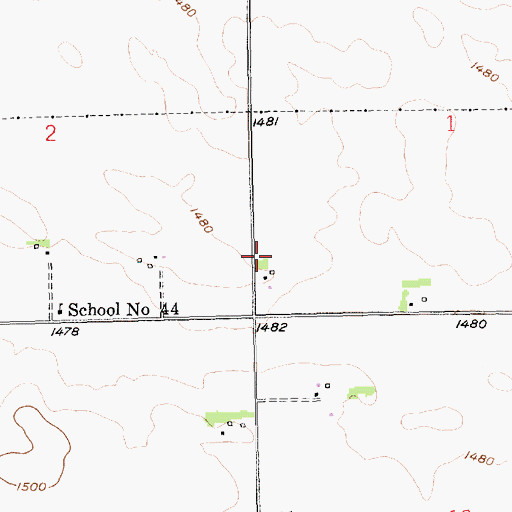 Topographic Map of Loseke Airstrip, NE
