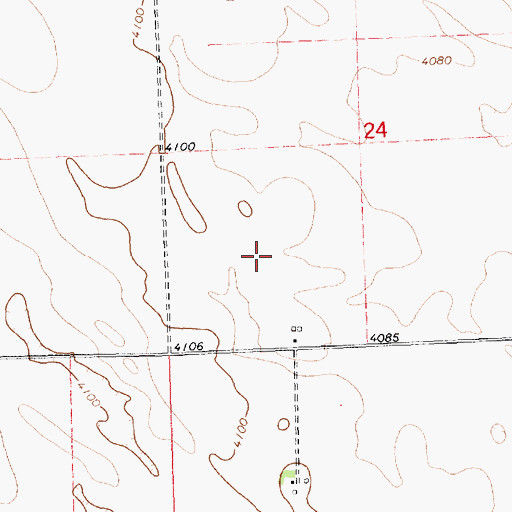 Topographic Map of Miller Airstrip, NE
