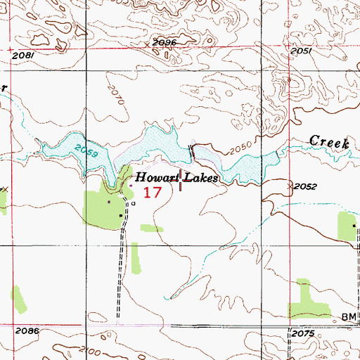 Topographic Map of X1 Ranch Airport, NE