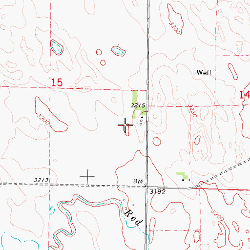 Topographic Map of Coppersmith Airport, NE