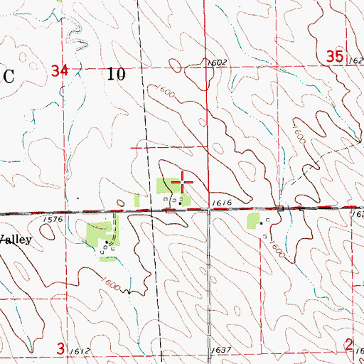 Topographic Map of Sudbeck Field, NE