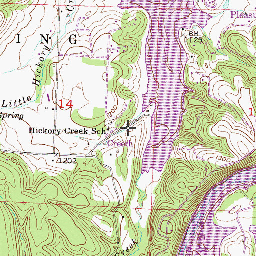 Topographic Map of Circle S Farms Airport, AR
