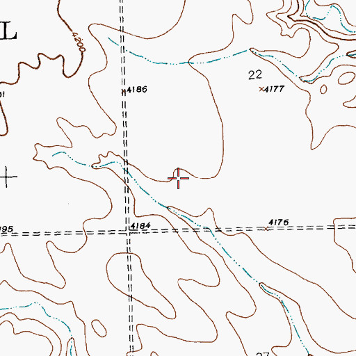 Topographic Map of Cullan Airport (historical), NE