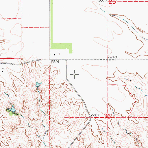Topographic Map of Burkinshaw Field, NE