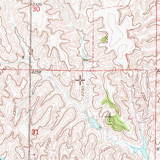 Topographic Map of KKPR-AM (Kearney), NE