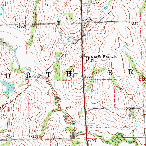 Topographic Map of KNCY-FM (Nebraska City), NE