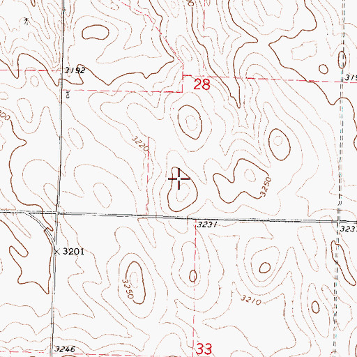 Topographic Map of KOGA-FM (Ogallala), NE