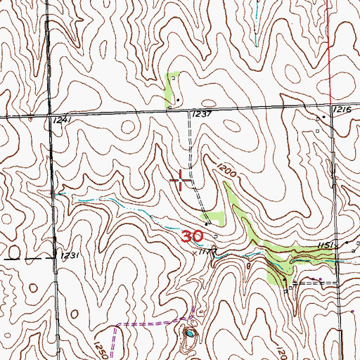 Topographic Map of KEFM-FM (Omaha), NE