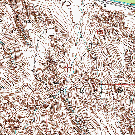 Topographic Map of Township of Bristow, NE
