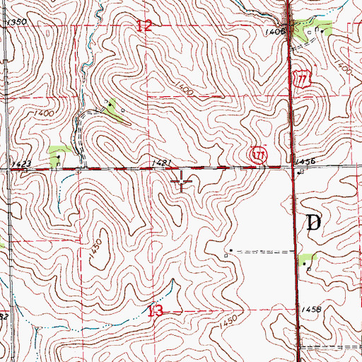 Topographic Map of Township of Dawes, NE