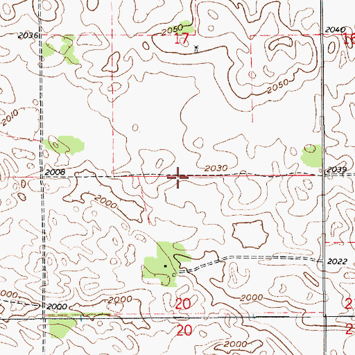 Topographic Map of Township of Deloit, NE