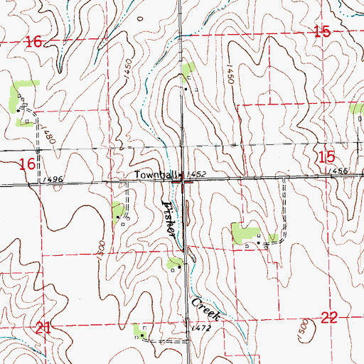 Topographic Map of Township of Elkhorn, NE