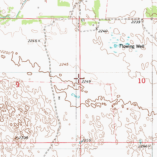 Topographic Map of Township of Francis, NE