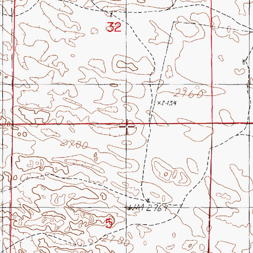 Topographic Map of Township of Hayes, NE