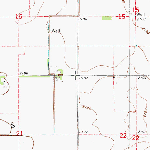 Topographic Map of Township of Hayes, NE