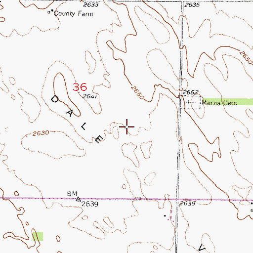 Topographic Map of Township of Kilfoil, NE