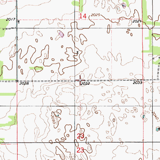 Topographic Map of Township of Lake, NE