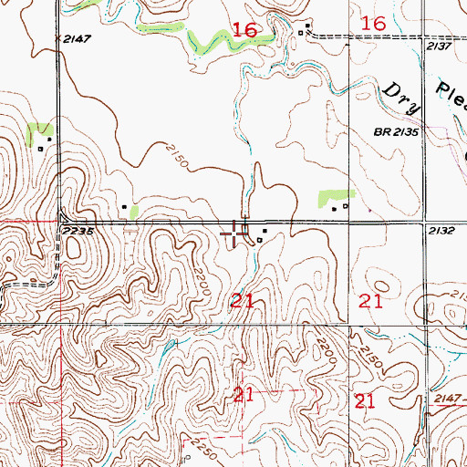 Topographic Map of Township of Loup (historical), NE