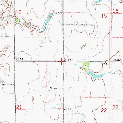 Topographic Map of Township of Macon, NE
