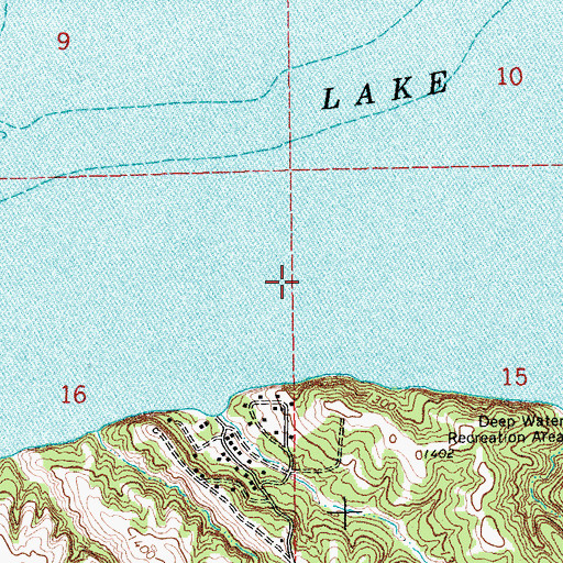 Topographic Map of Township of North Frankfort, NE