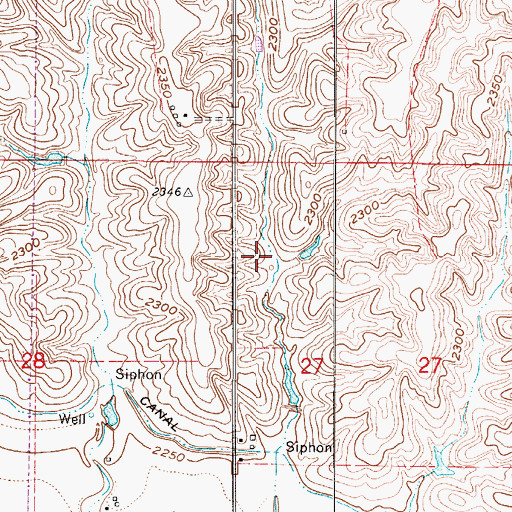 Topographic Map of Township of Odessa (historical), NE