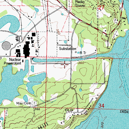 Topographic Map of Ano Heliport, AR