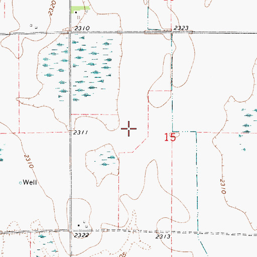 Topographic Map of Township of Sheridan, NE