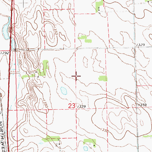 Topographic Map of Township of Sherman, NE