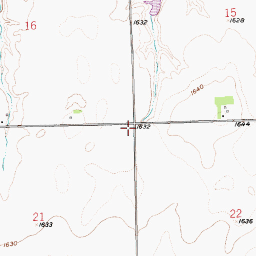 Topographic Map of Township of Summit, NE