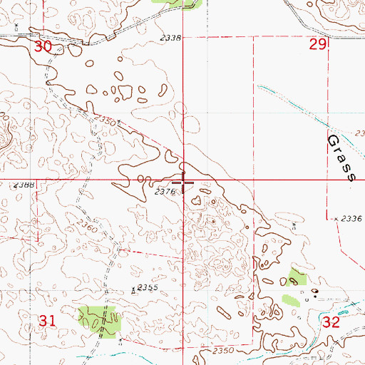 Topographic Map of Township of Swan, NE