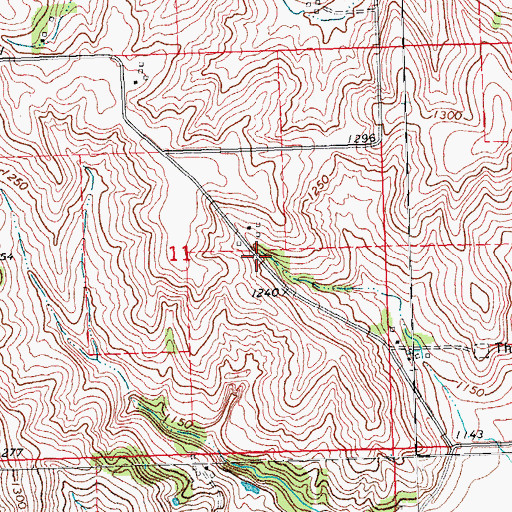 Topographic Map of Township 5, NE