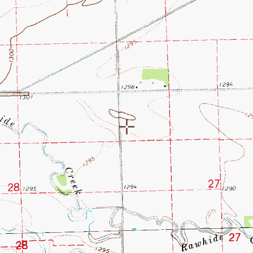 Topographic Map of Township of Union, NE