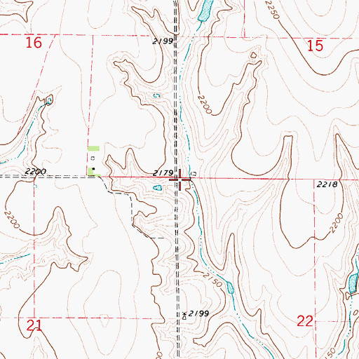 Topographic Map of Township of Washington, NE