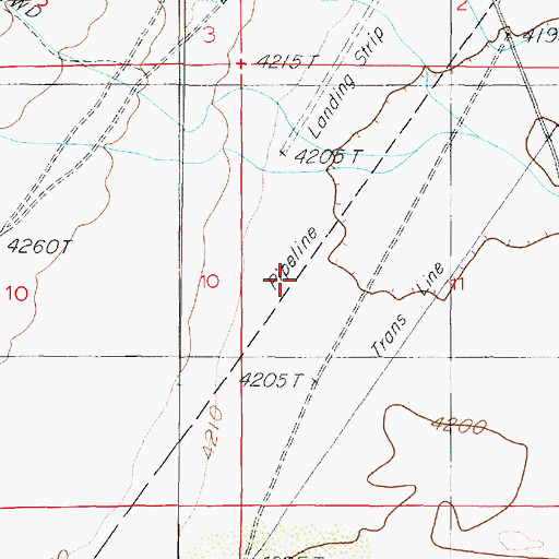 Topographic Map of Old Idaho Stage Road, NV