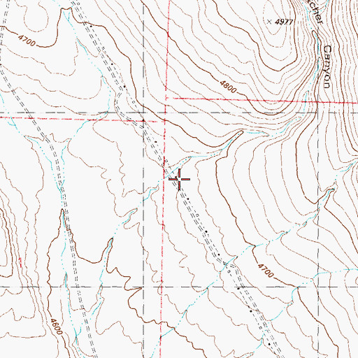 Topographic Map of Squaw Valley, NV