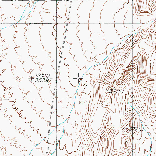Topographic Map of Windy Wash, NV