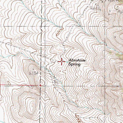 Topographic Map of Summit Spring, NV