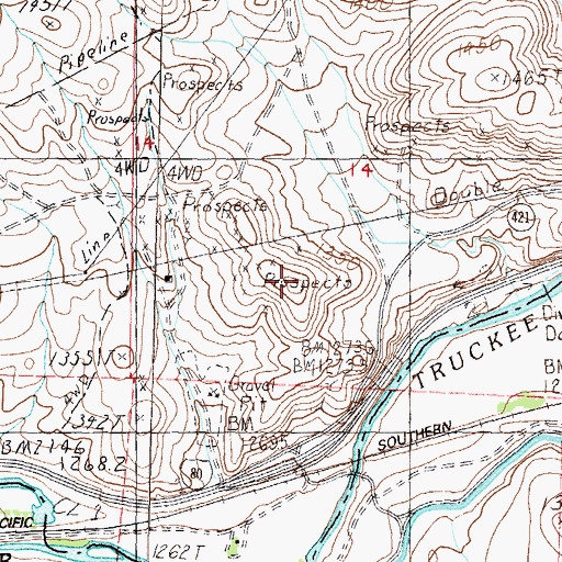Topographic Map of Airway Beacon 212, NV