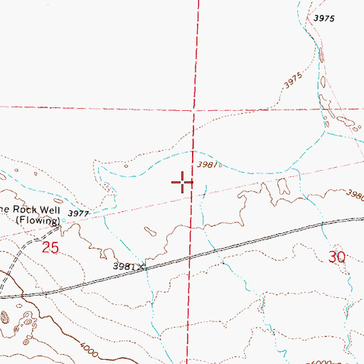 Topographic Map of Anderson Canyon, NV