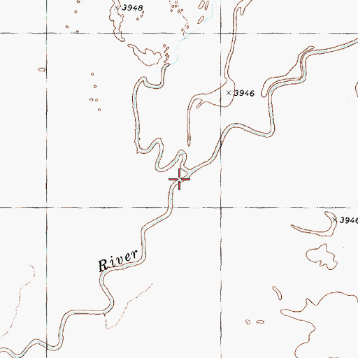 Topographic Map of Battle Creek, NV